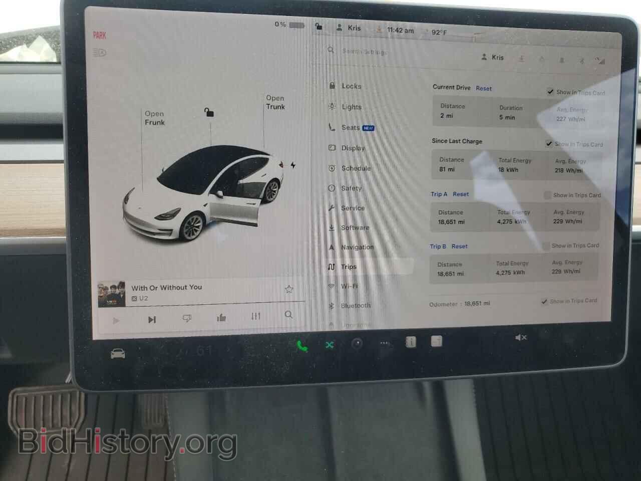 2021 TESLA MODEL 3 - VIN: 5YJ3E1EB7MF936820 - Фото 9