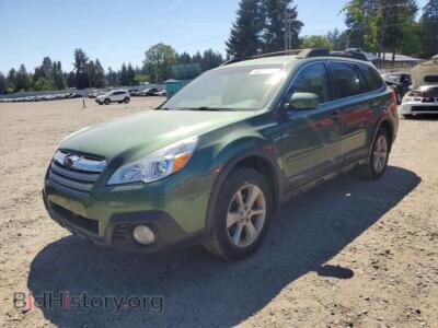 2014 Subaru OUTBACK 2.5I Premium, green — VIN 4S4BRBCC0E3239355, Copart