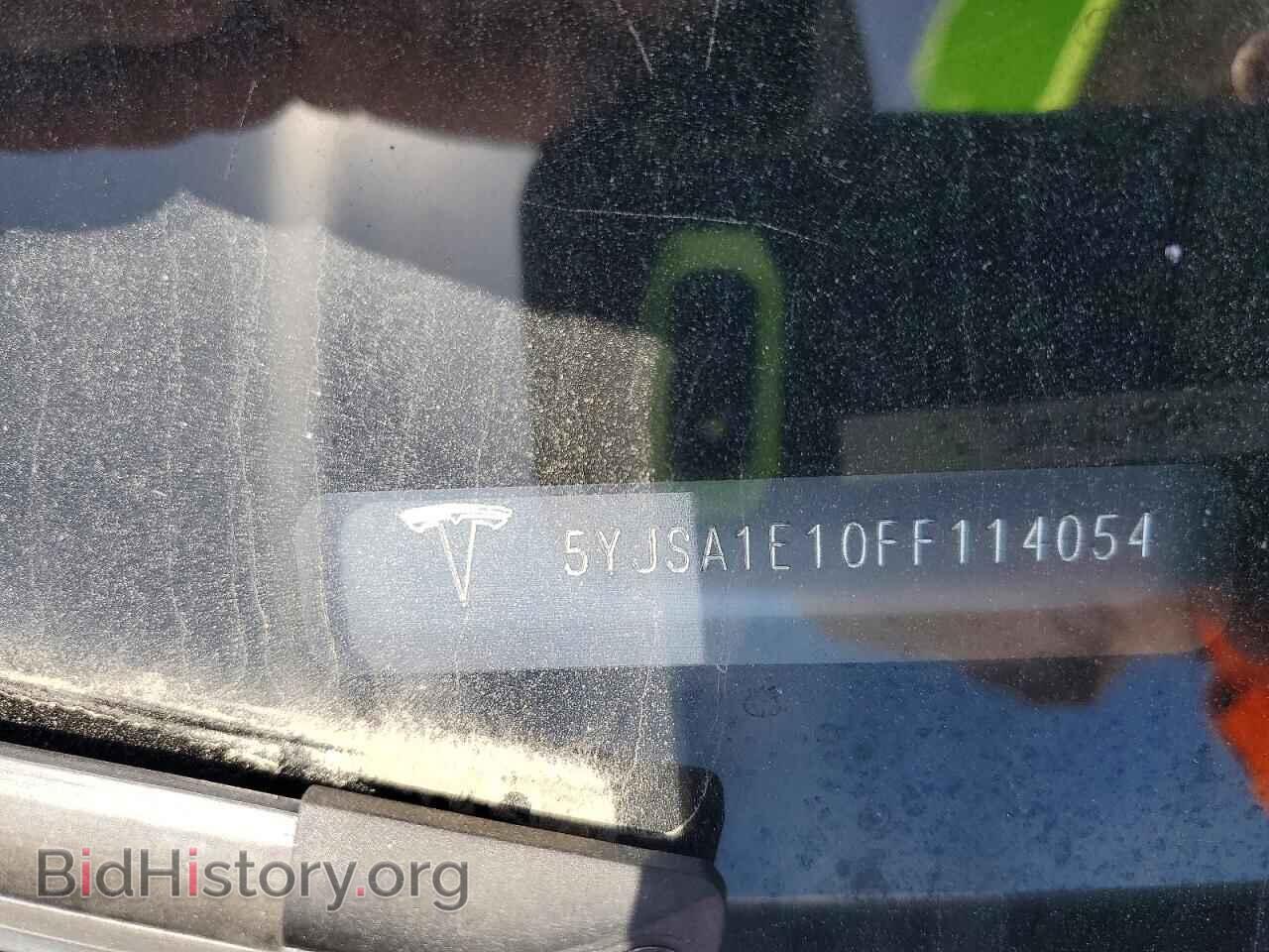 2015 TESLA MODEL S - VIN: 5YJSA1E10FF114054 - Фото 12