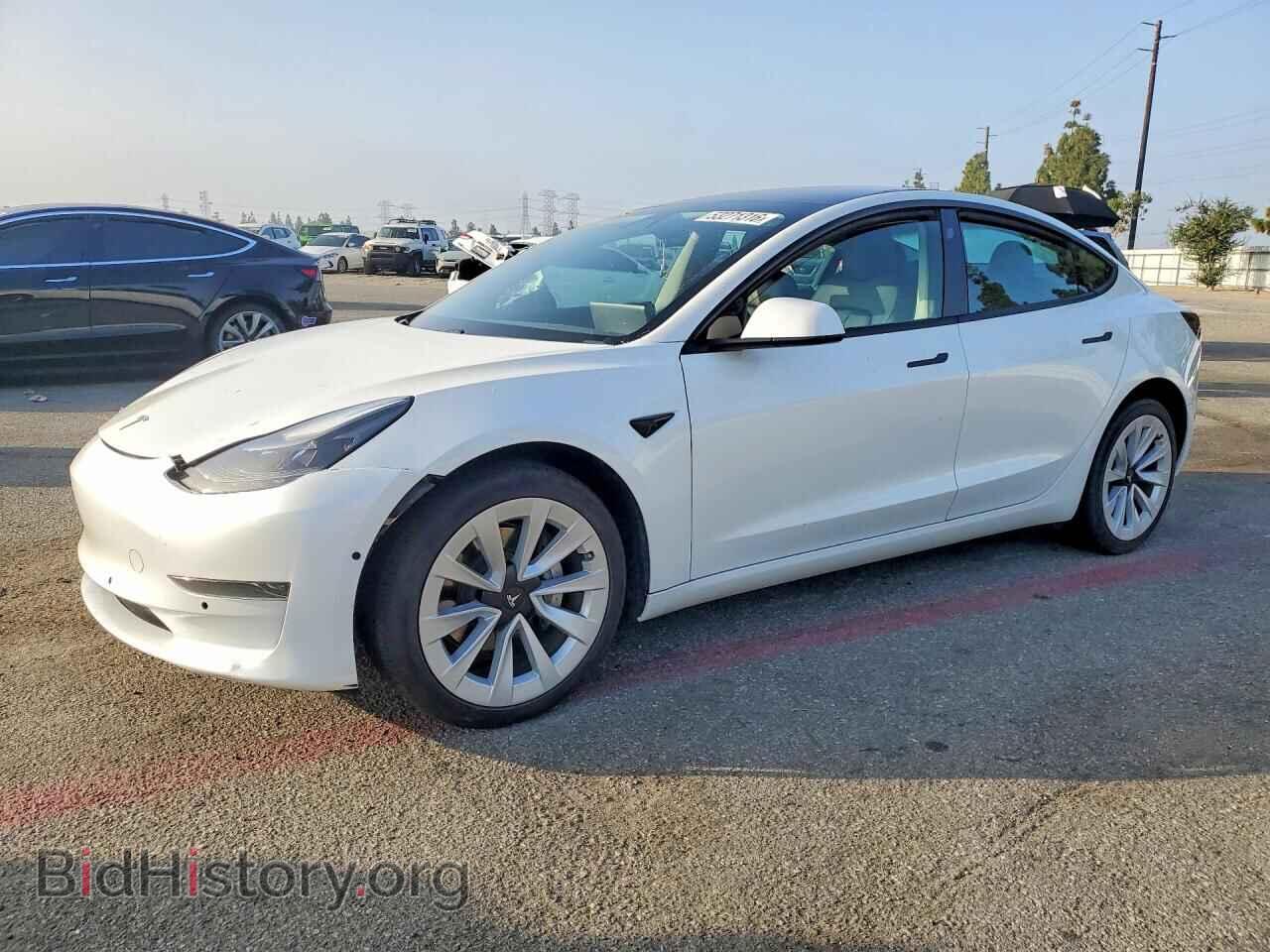 Photo 5YJ3E1EA3MF061467 - TESLA MODEL 3 2021