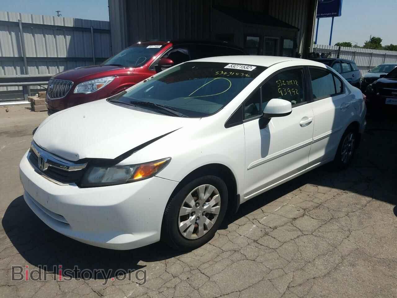 2012 HONDA CIVIC - VIN: 19XFB2F53CE301764 - Фото 2