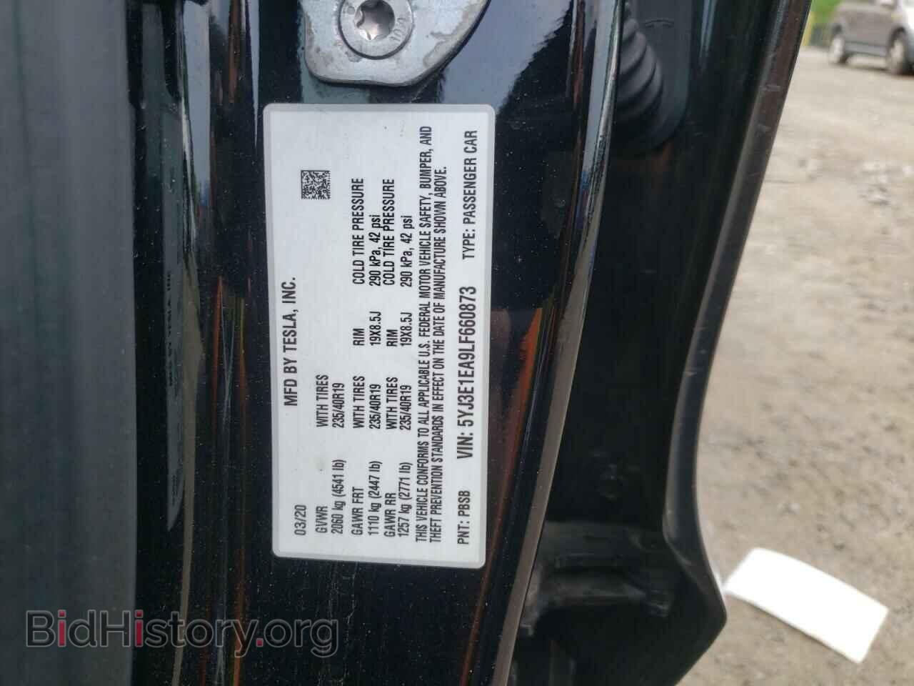 2020 TESLA MODEL 3 - VIN: 5YJ3E1EA9LF660873 - Фото 12