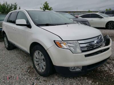 2010 Ford EDGE Edge Limit, white — VIN 2FMDK3KC8ABA86710, Copart