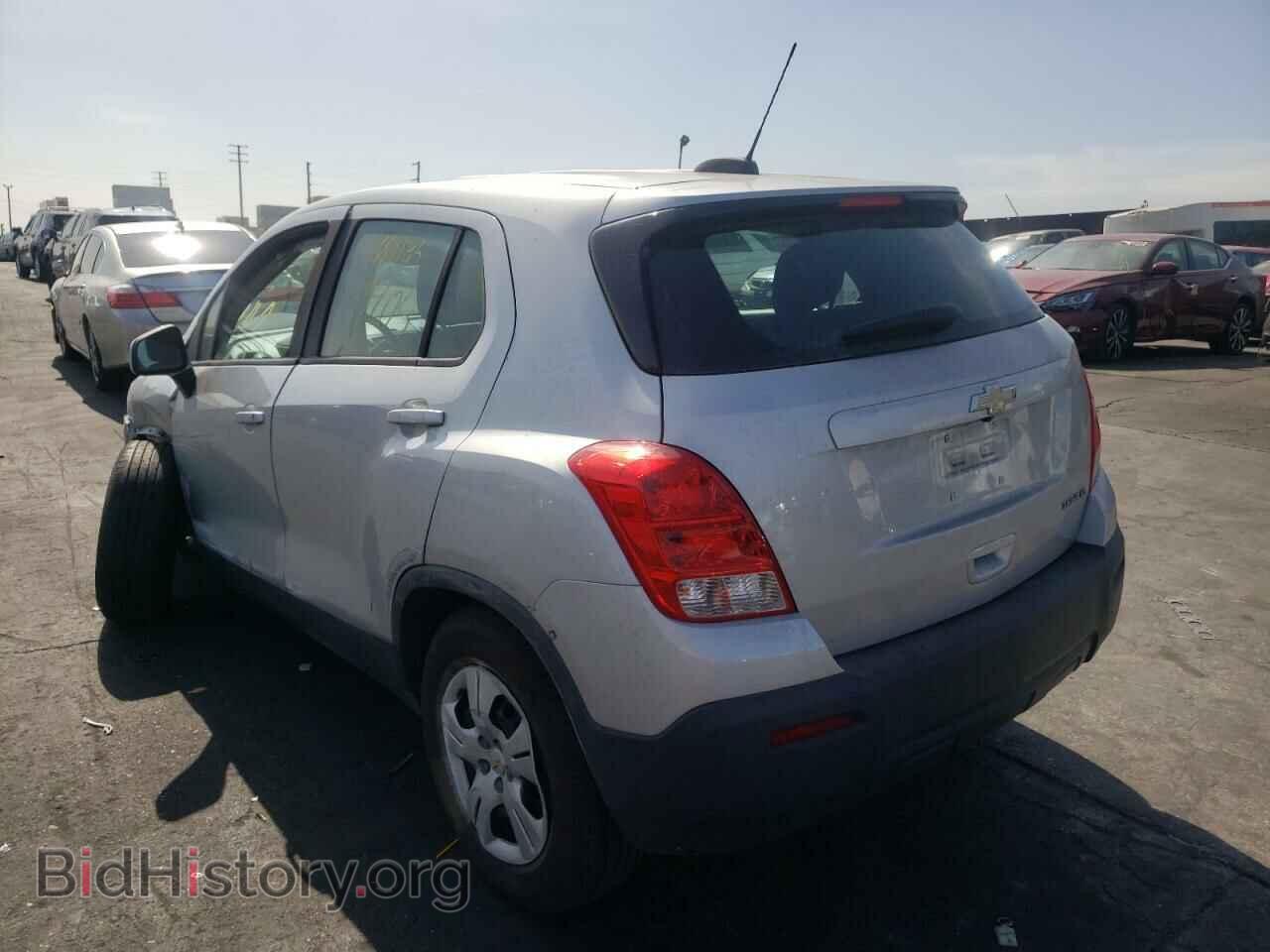 2016 CHEVROLET TRAX - VIN: 3GNCJKSB1GL274834 - Фото 3