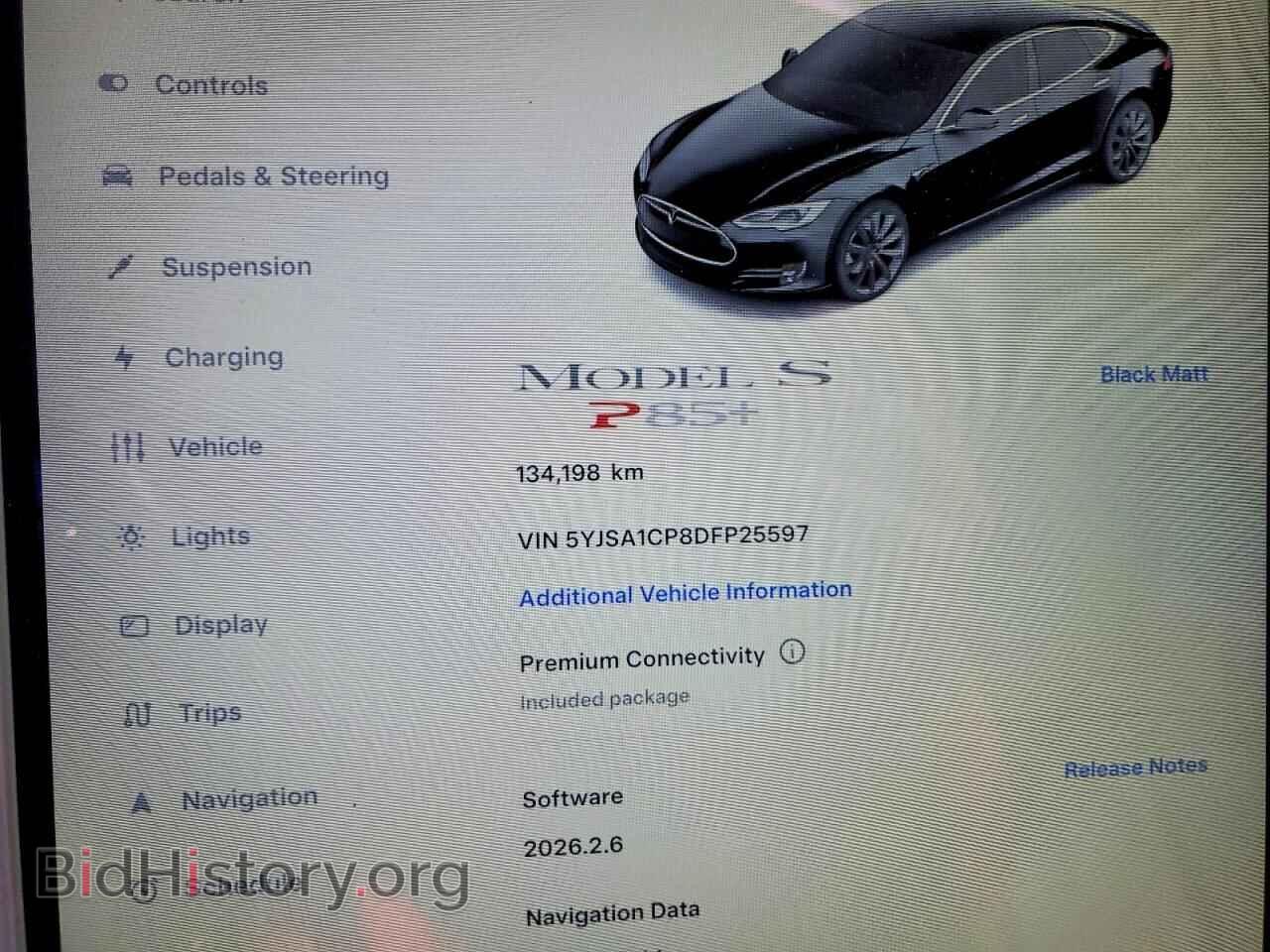 2013 TESLA MODEL S - VIN: 5YJSA1CP8DFP25597 - Photo 9