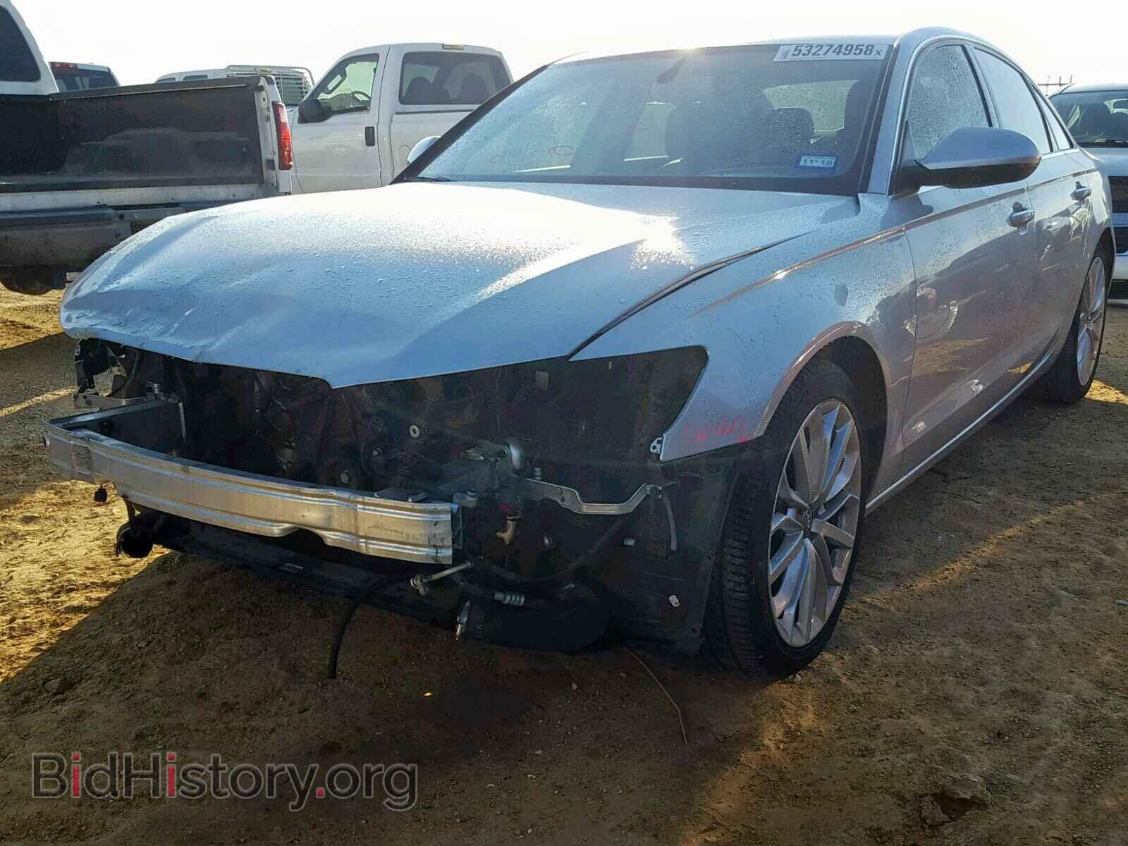 2013 AUDI A6 - VIN: WAUGFAFCXDN144665 - Фото 2