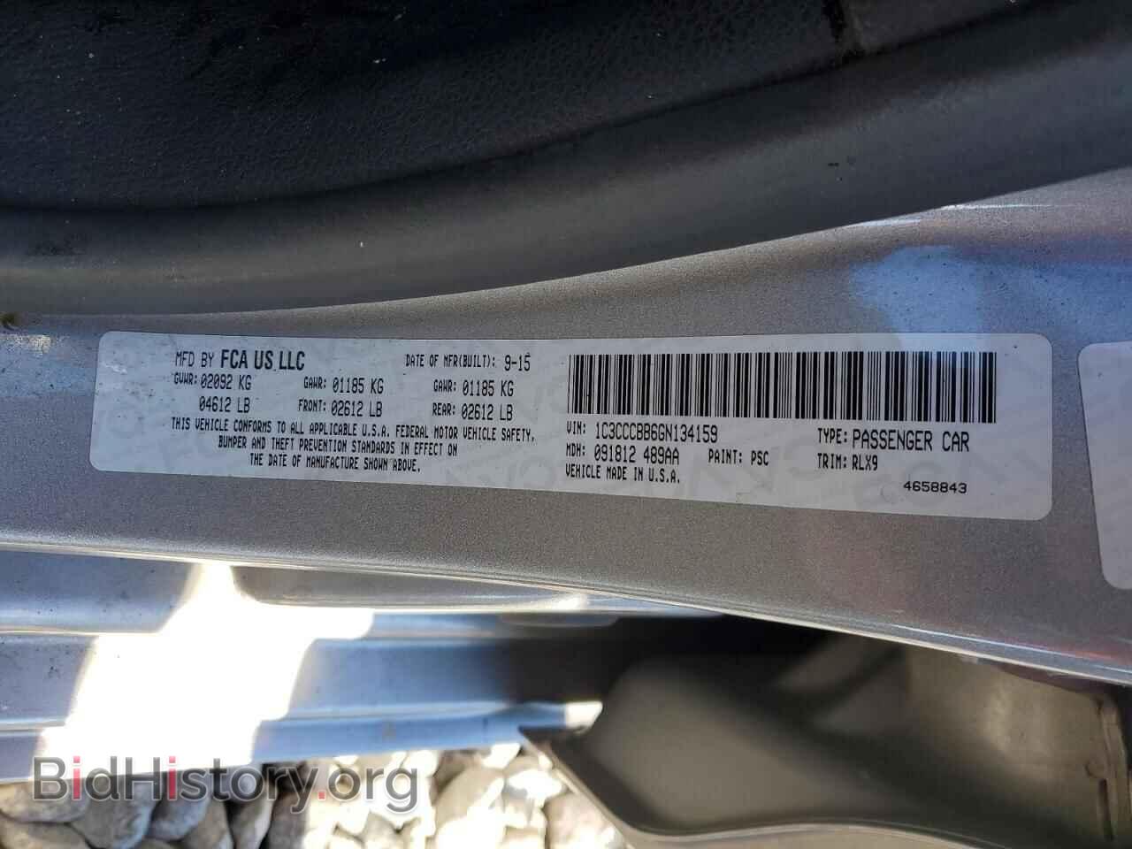 2016 CHRYSLER 200 - VIN: 1C3CCCBB6GN134159 - Photo 13