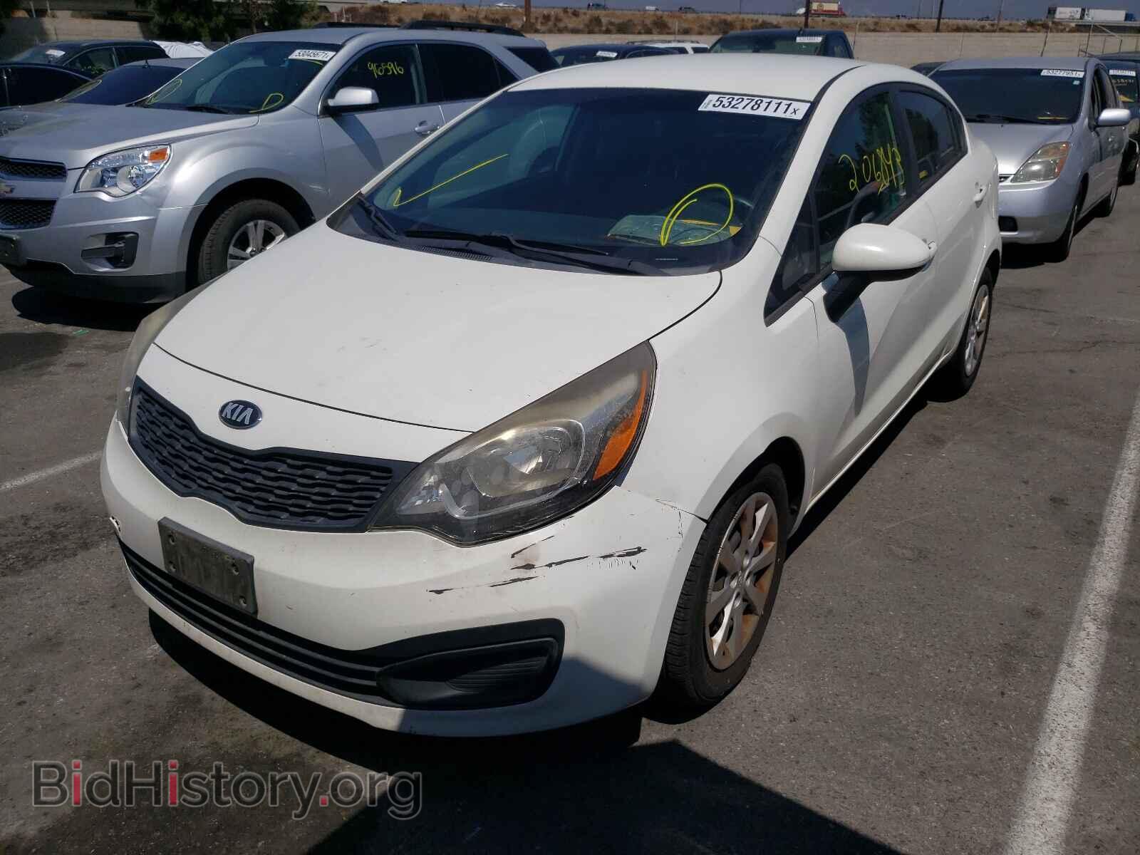 2014 KIA RIO - VIN: KNADM4A35E6413393 - Фото 2