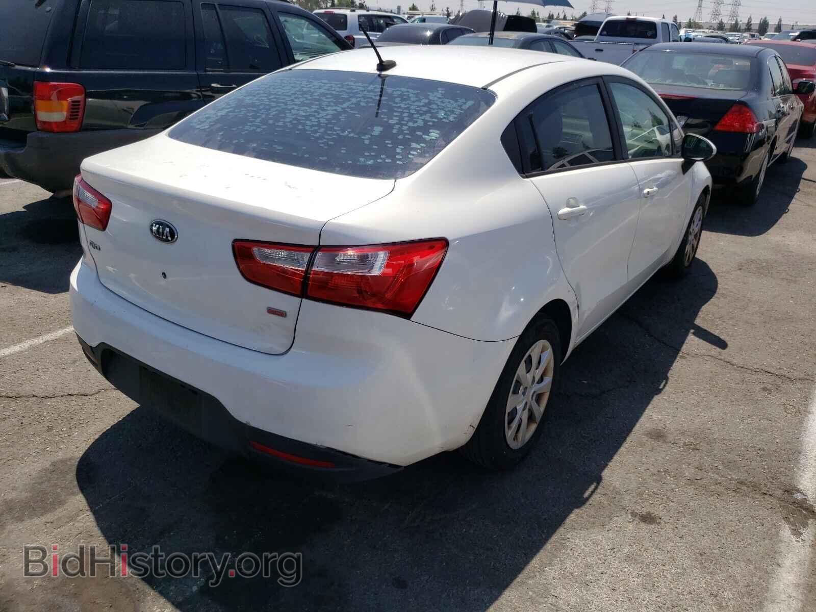2014 KIA RIO - VIN: KNADM4A35E6413393 - Фото 4