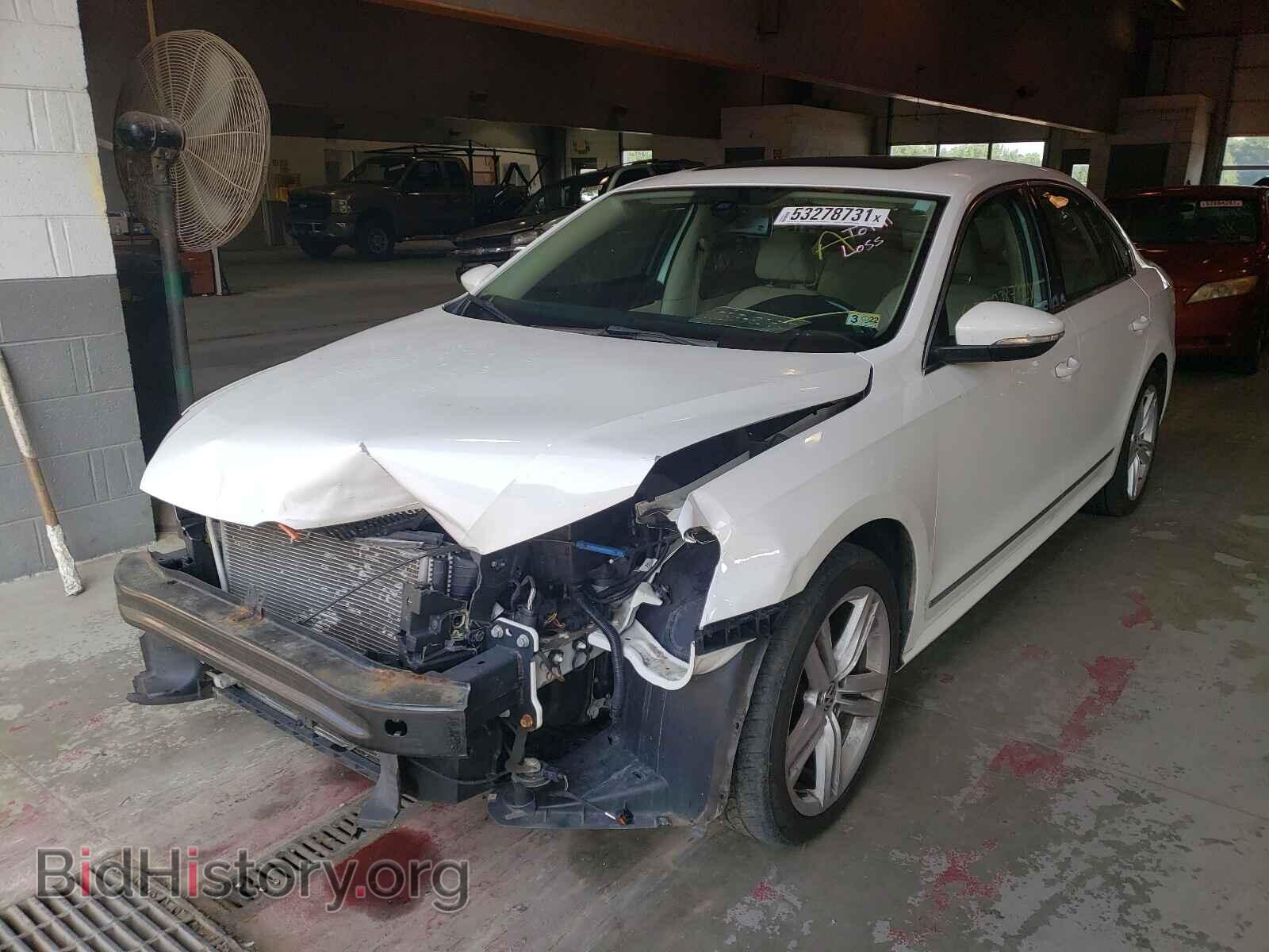 2012 VOLKSWAGEN PASSAT - VIN: 1VWCN7A36CC084387 - Фото 2