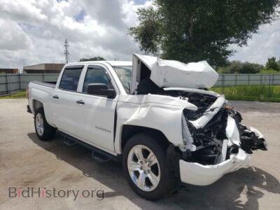 2018 Chevrolet SILVERADO, белый — VIN 3GCPCPEC4JG242885, Copart