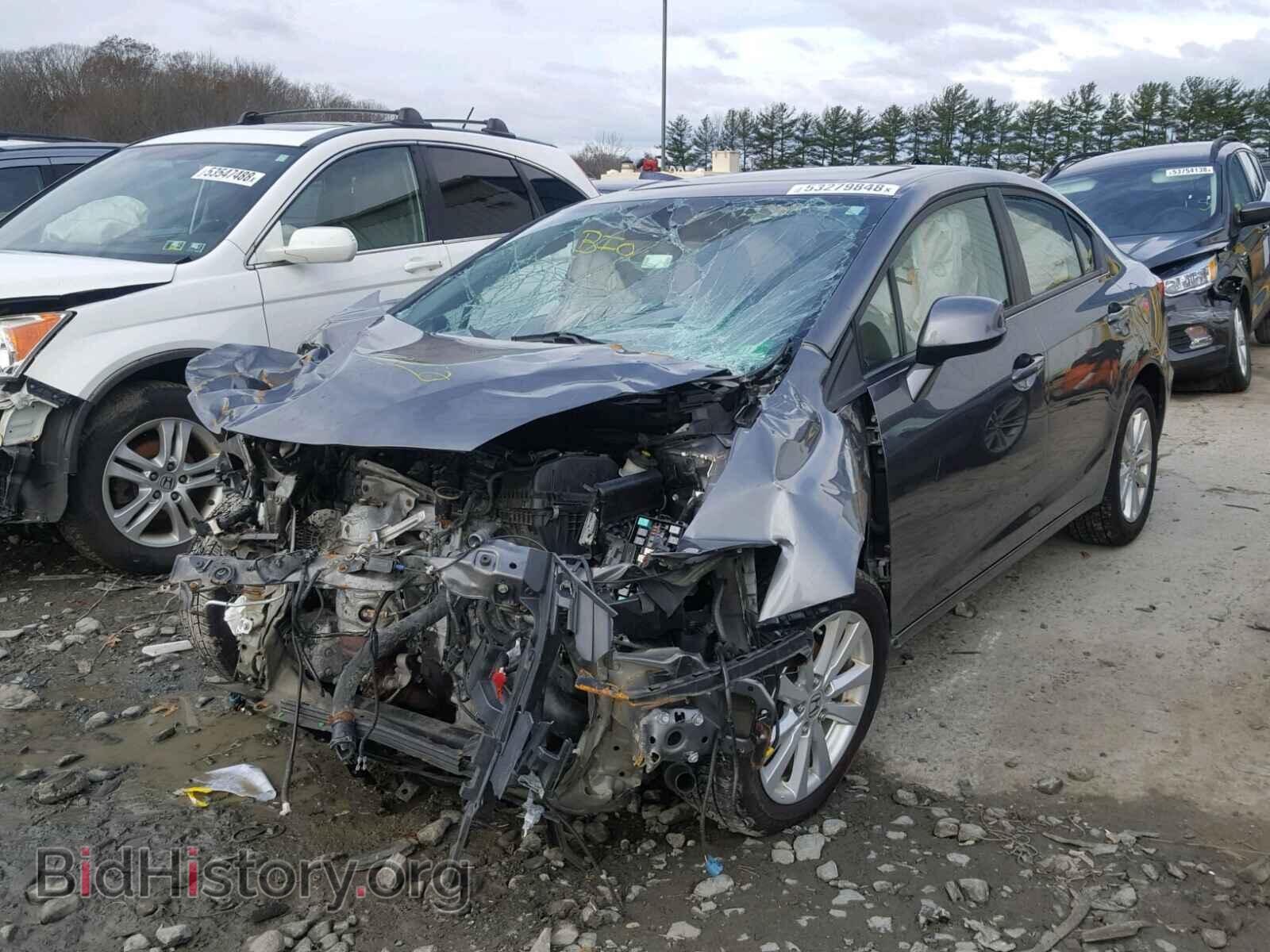 2012 HONDA CIVIC - VIN: 19XFB2F83CE353471 - Фото 2