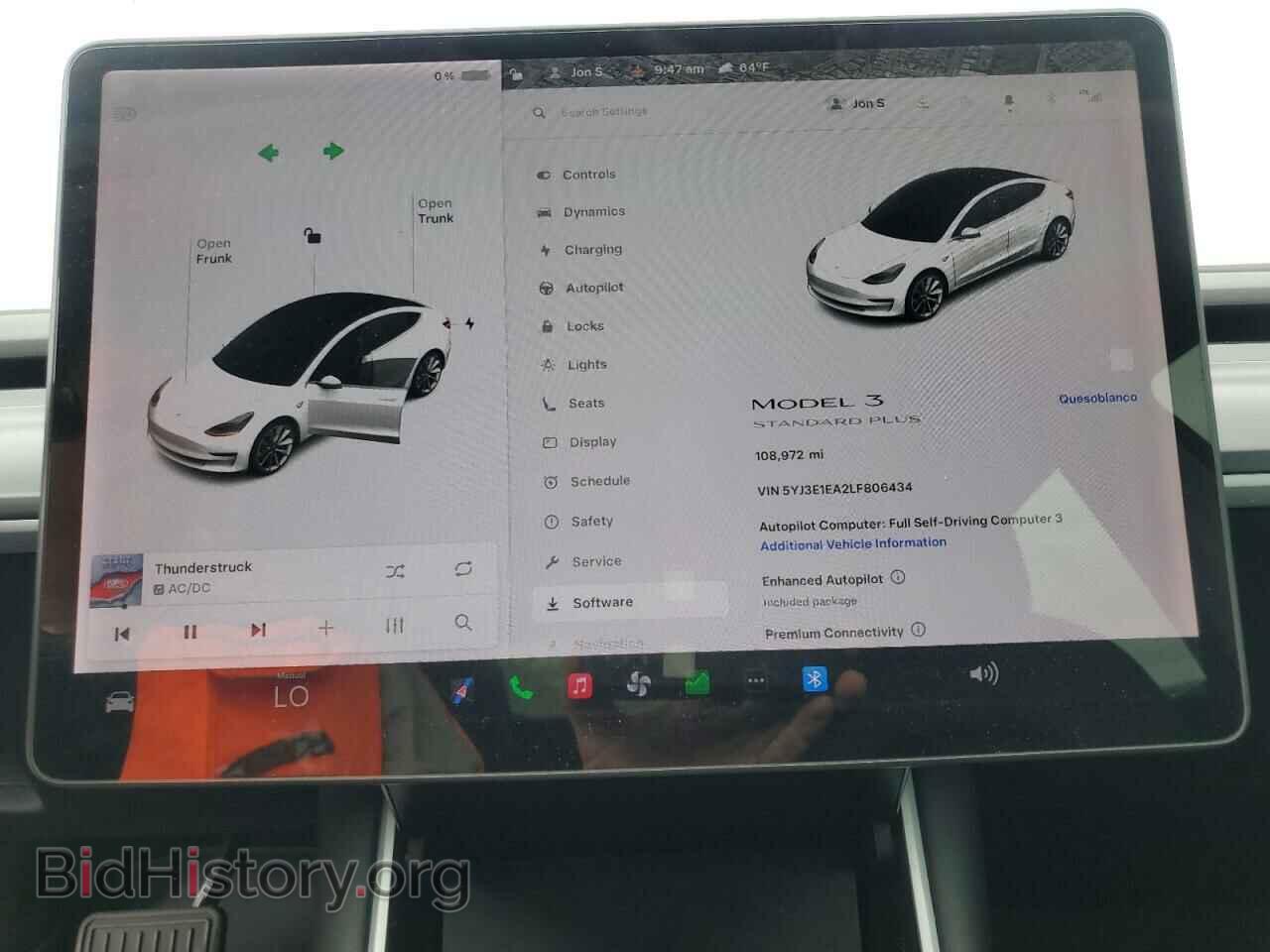 2020 TESLA MODEL 3 - VIN: 5YJ3E1EA2LF806434 - Photo 9