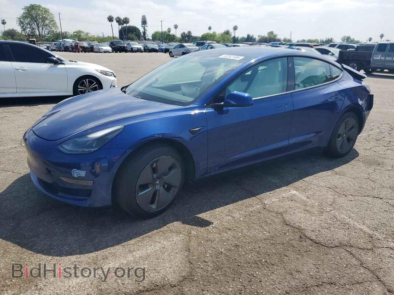 Photo 5YJ3E1EA5MF875233 - TESLA MODEL 3 2021