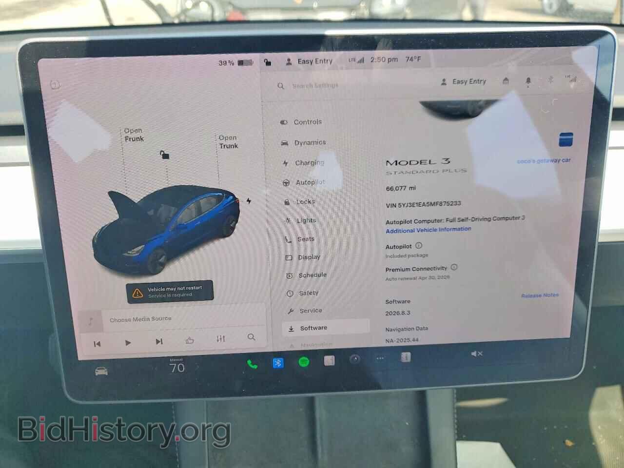 2021 TESLA MODEL 3 - VIN: 5YJ3E1EA5MF875233 - Photo 9