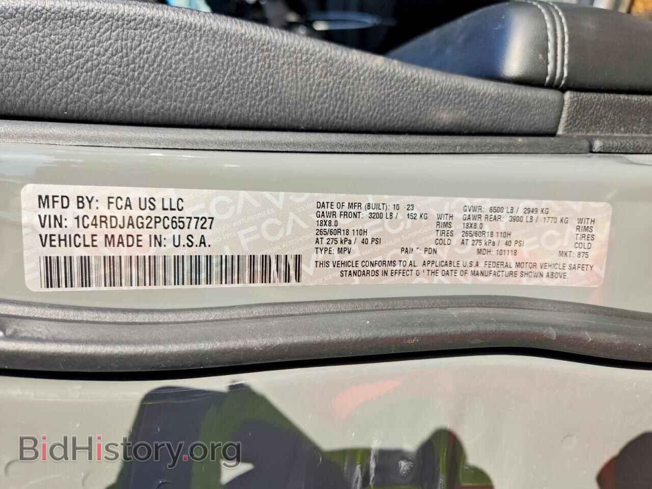 2023 DODGE DURANGO - VIN: 1C4RDJAG2PC657727 - Photo 13