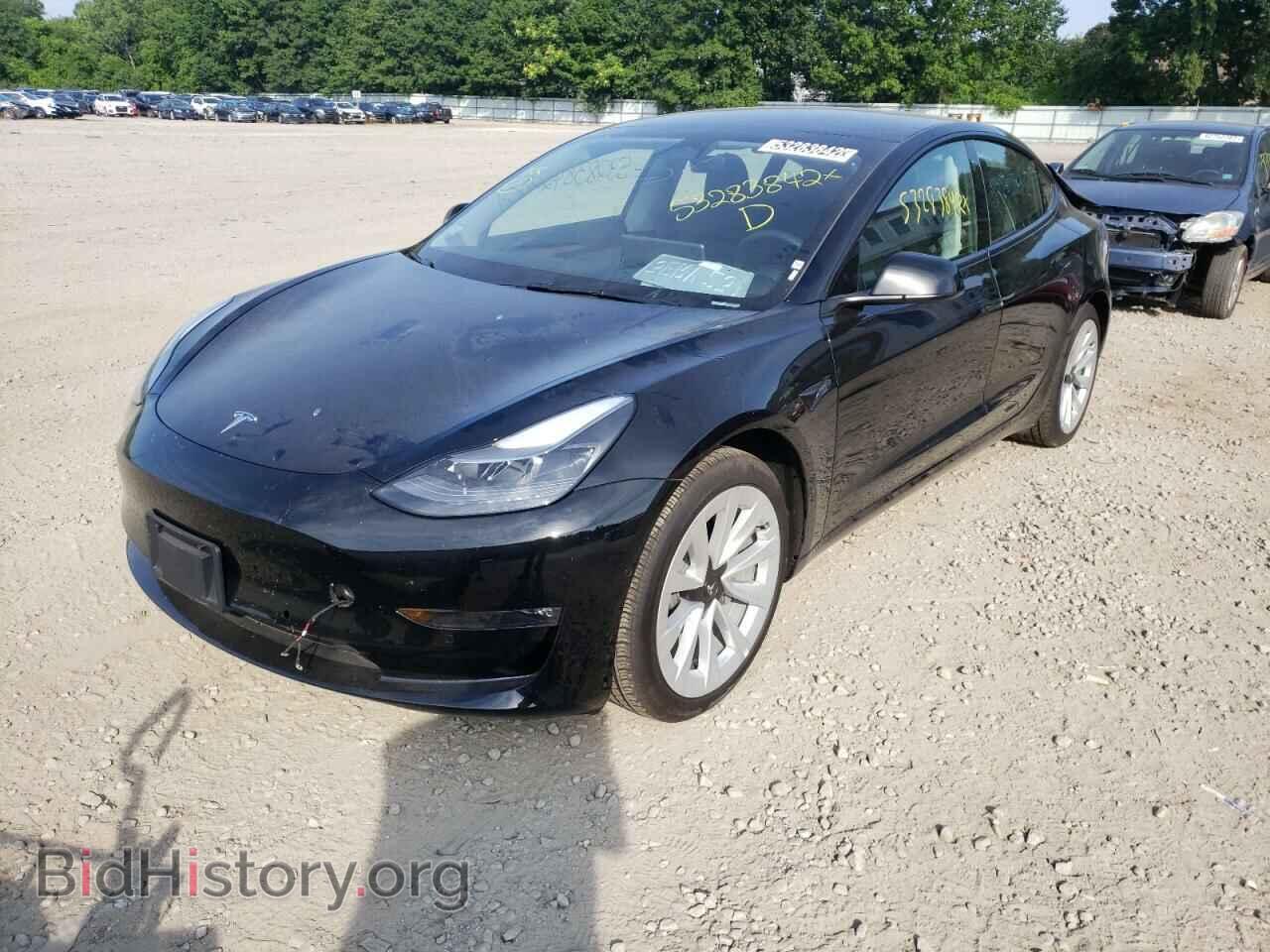 2022 TESLA MODEL 3 - VIN: 5YJ3E1EB6NF189812 - Фото 2
