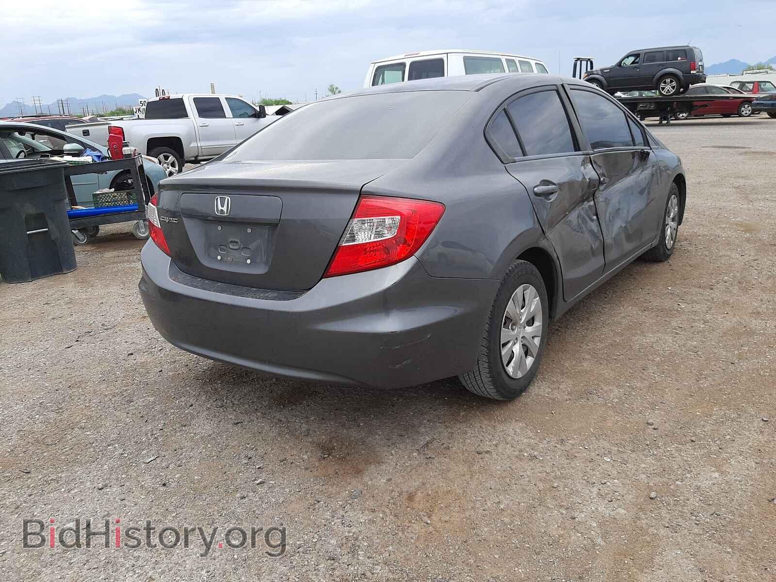 2012 HONDA CIVIC - VIN: 2HGFB2F55CH577272 - Фото 4