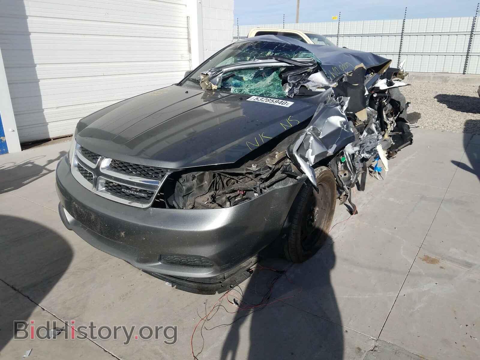 2012 DODGE AVENGER - VIN: 1C3CDZABXCN128165 - Фото 2