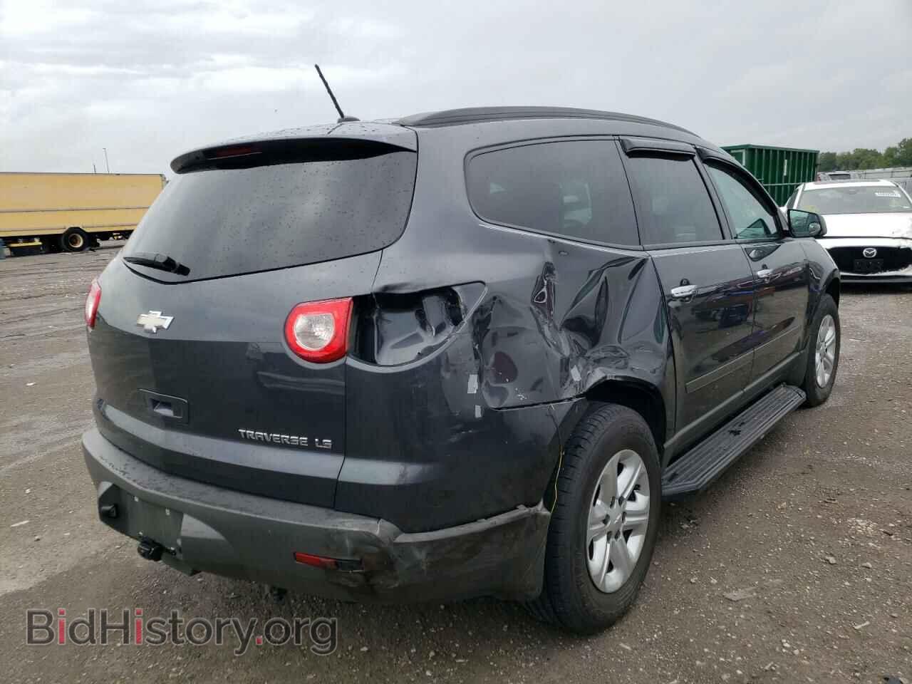 2012 CHEVROLET TRAVERSE - VIN: 1GNKRFED5CJ362425 - Фото 4