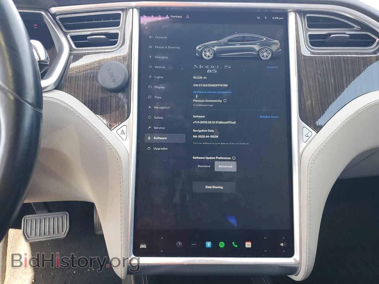 2013 TESLA MODEL S - VIN: 5YJSA1DN9DFP15786 - Фото 9