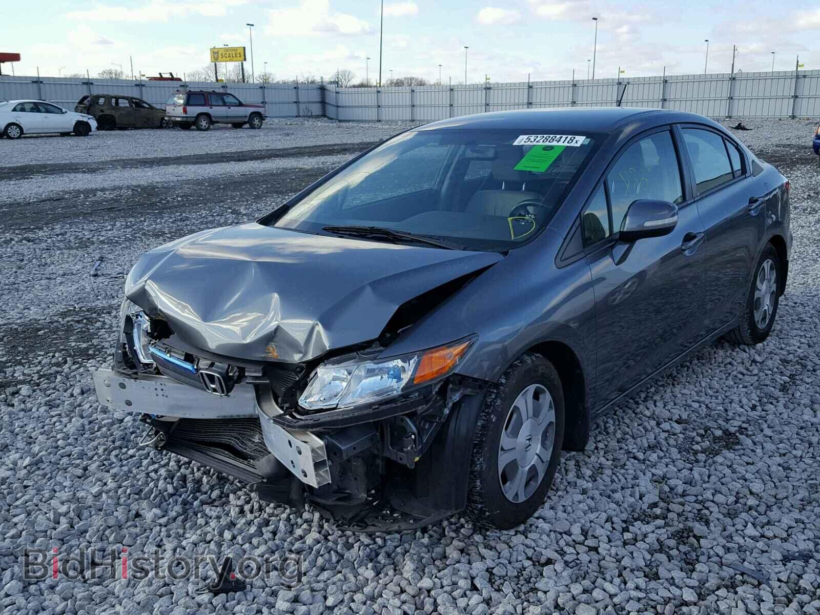 2012 HONDA CIVIC - VIN: JHMFB4F34CS004654 - Фото 2