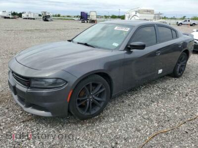 2018 Dodge CHARGER SXT Plus, серый — VIN 2C3CDXHG8JH135692, Copart