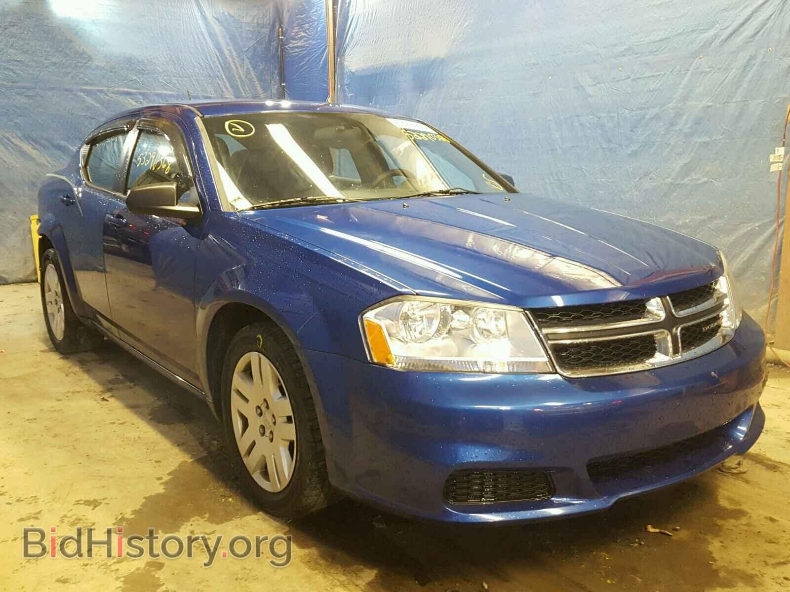 Photo 1C3CDZAB6CN206974 - DODGE AVENGER 2012