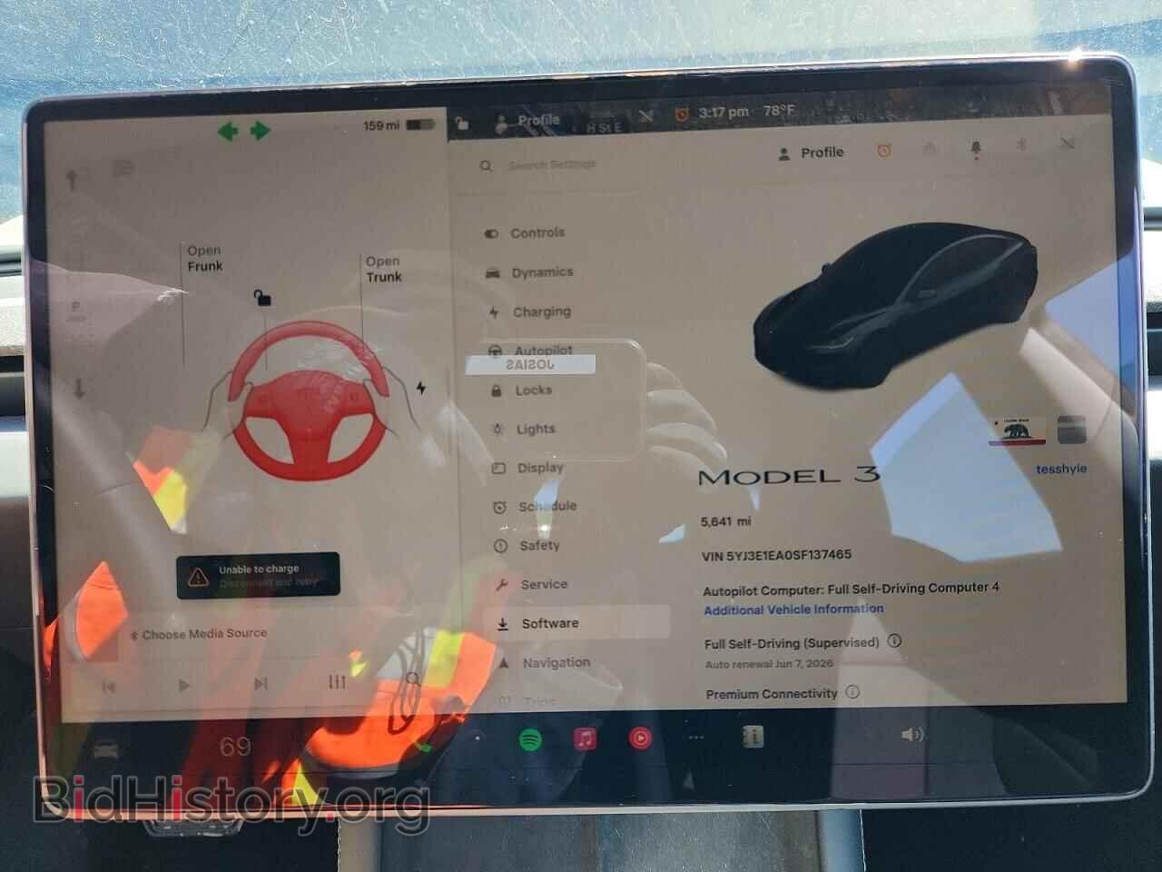 2025 TESLA MODEL 3 - VIN: 5YJ3E1EA0SF137465 - Photo 9