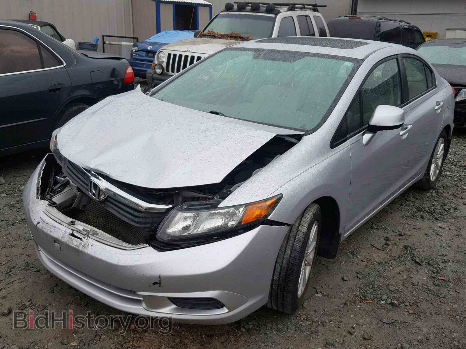 2012 HONDA CIVIC - VIN: 2HGFB2F84CH507465 - Фото 2