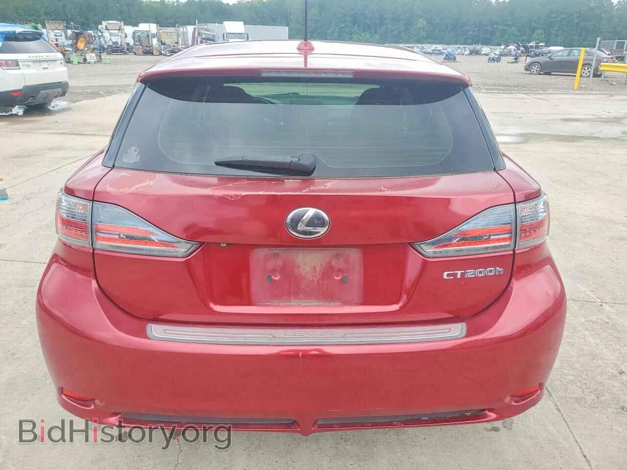 2012 LEXUS CT 200 - VIN: JTHKD5BH1C2089632 - Фото 6