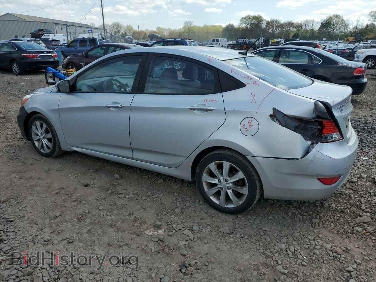 2014 HYUNDAI ACCENT - VIN: KMHCU4AE9EU748065 - Фото 2