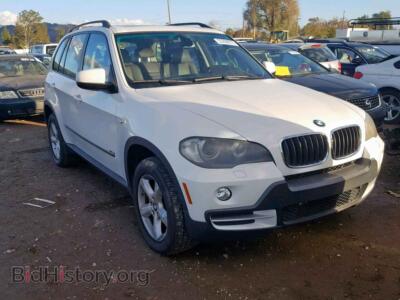 2008 BMW X5 X5 3.0I, white — VIN 5UXFE43518L033799, Copart