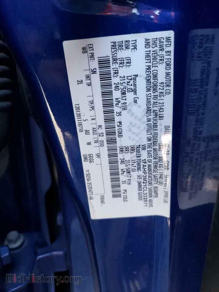 2012 FORD FOCUS - VIN: 1FAHP3M21CL332811 - Photo 12