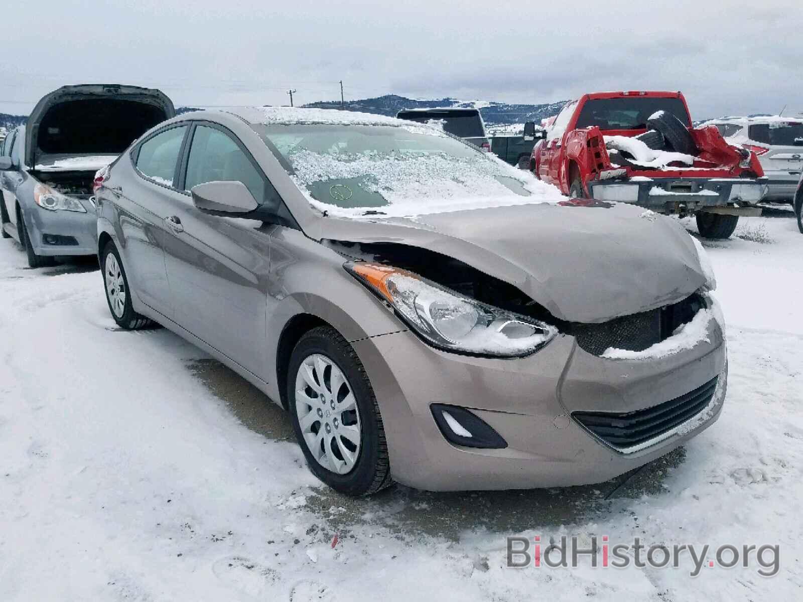 Photo 5NPDH4AE6CH137933 - HYUNDAI ELANTRA 2012