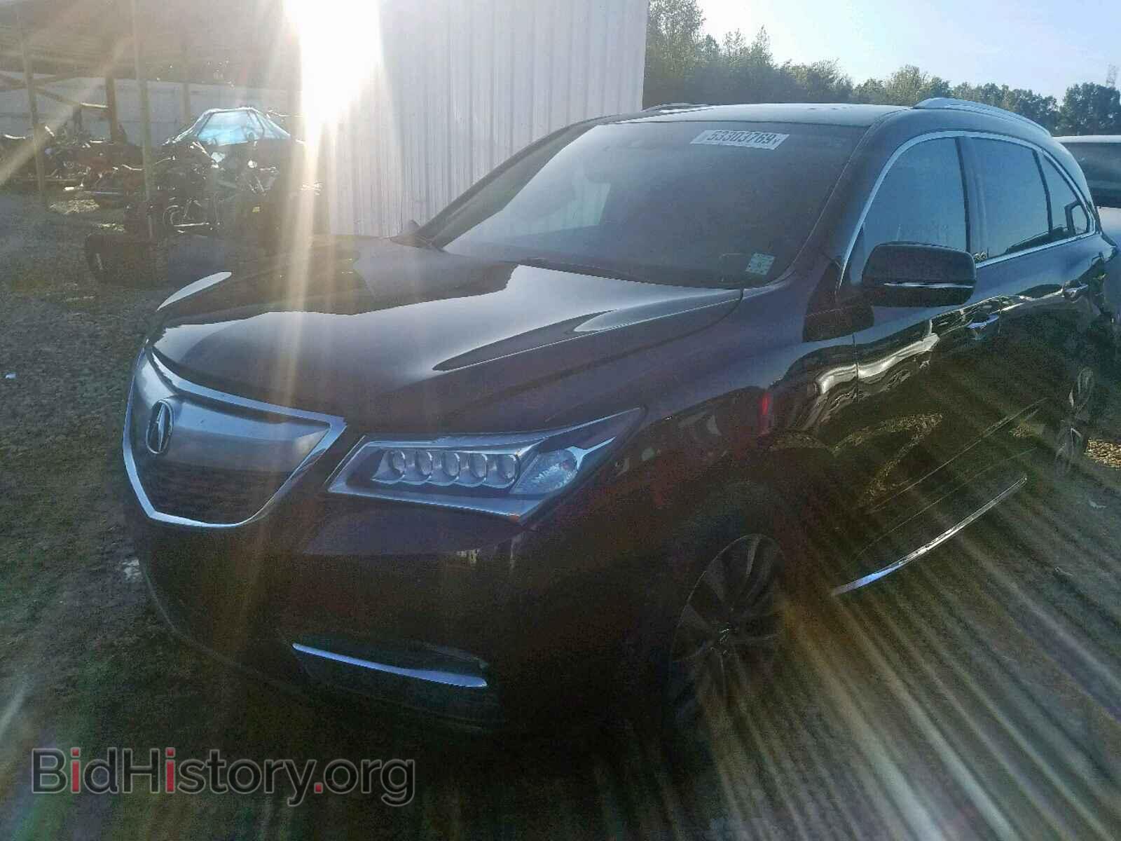 2014 ACURA MDX - VIN: 5FRYD3H42EB005403 - Фото 2