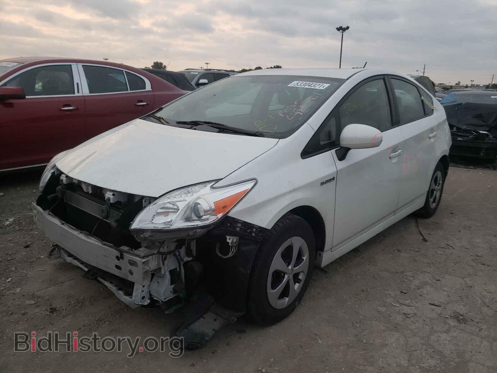 2013 TOYOTA PRIUS - VIN: JTDKN3DU8D5697967 - Фото 2