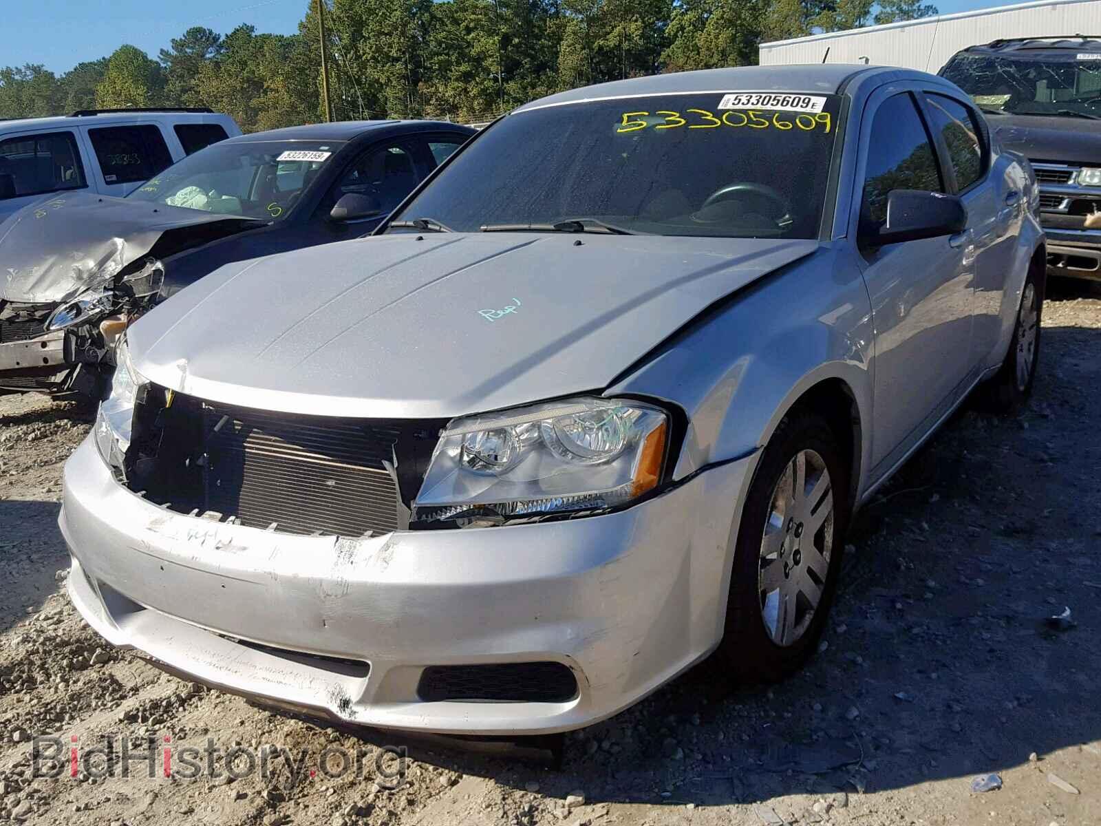 2012 DODGE AVENGER - VIN: 1C3CDZAB1CN102537 - Фото 2