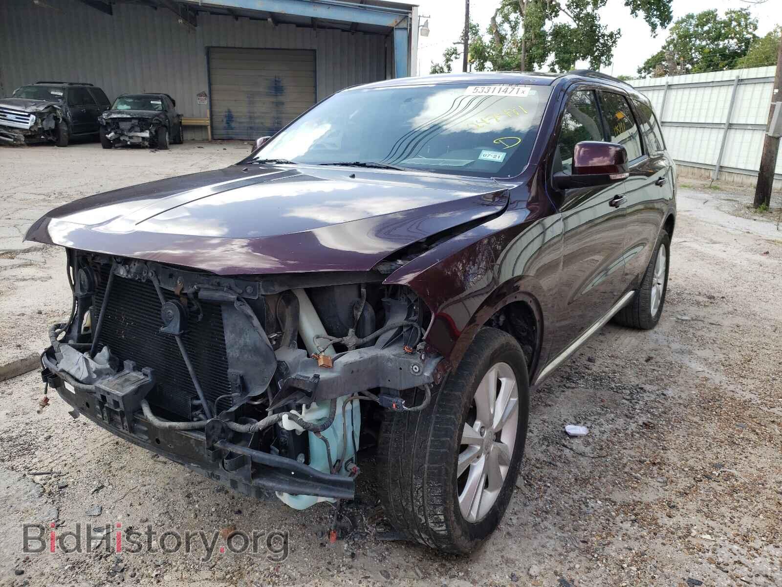 2012 DODGE DURANGO - VIN: 1C4RDHDG8CC247481 - Photo 2