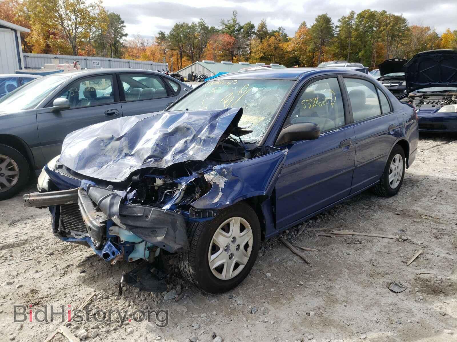 2005 HONDA CIVIC - VIN: 2HGES16335H597561 - Фото 2