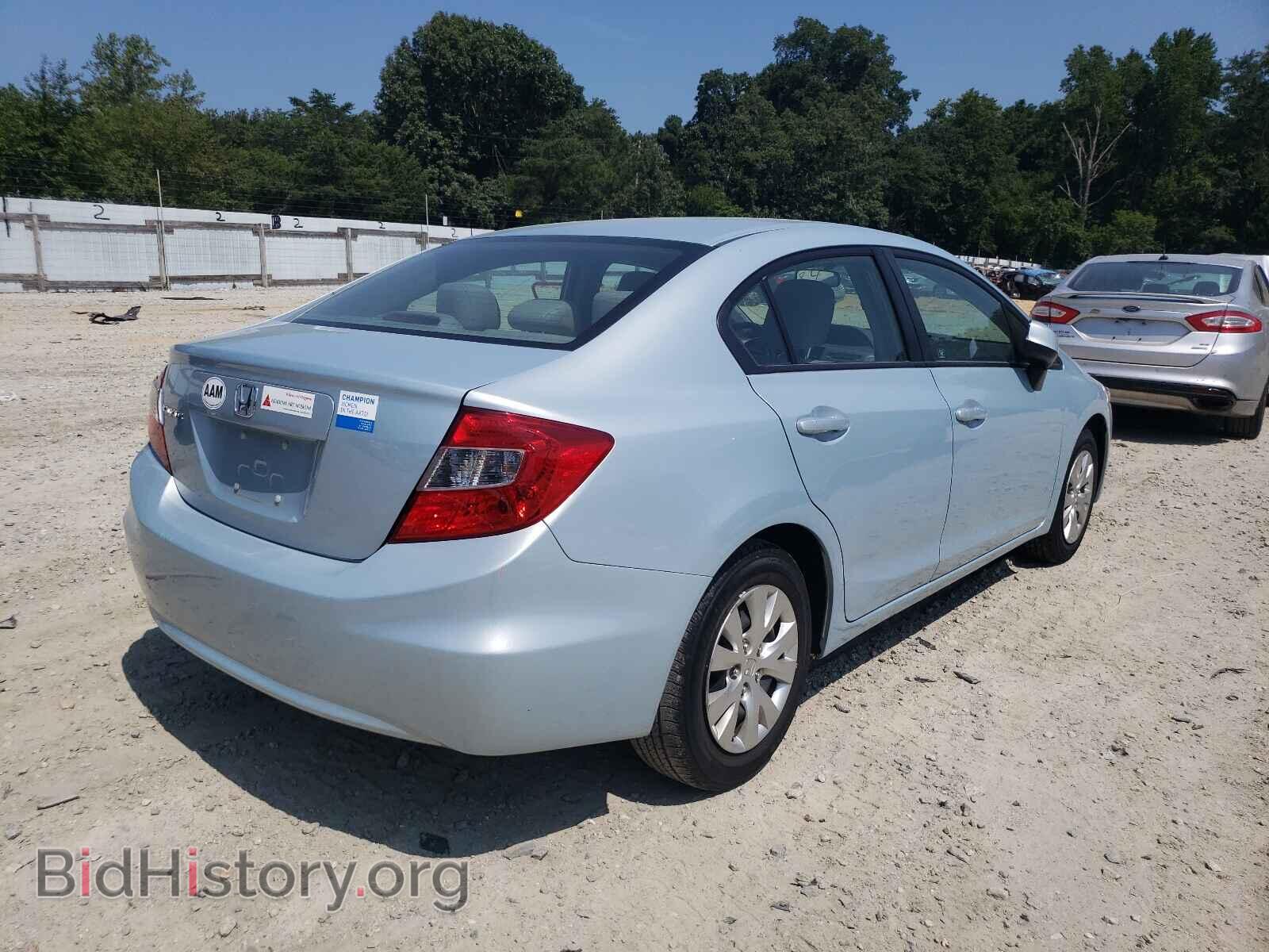 2012 HONDA CIVIC - VIN: 19XFB2F56CE347167 - Фото 4