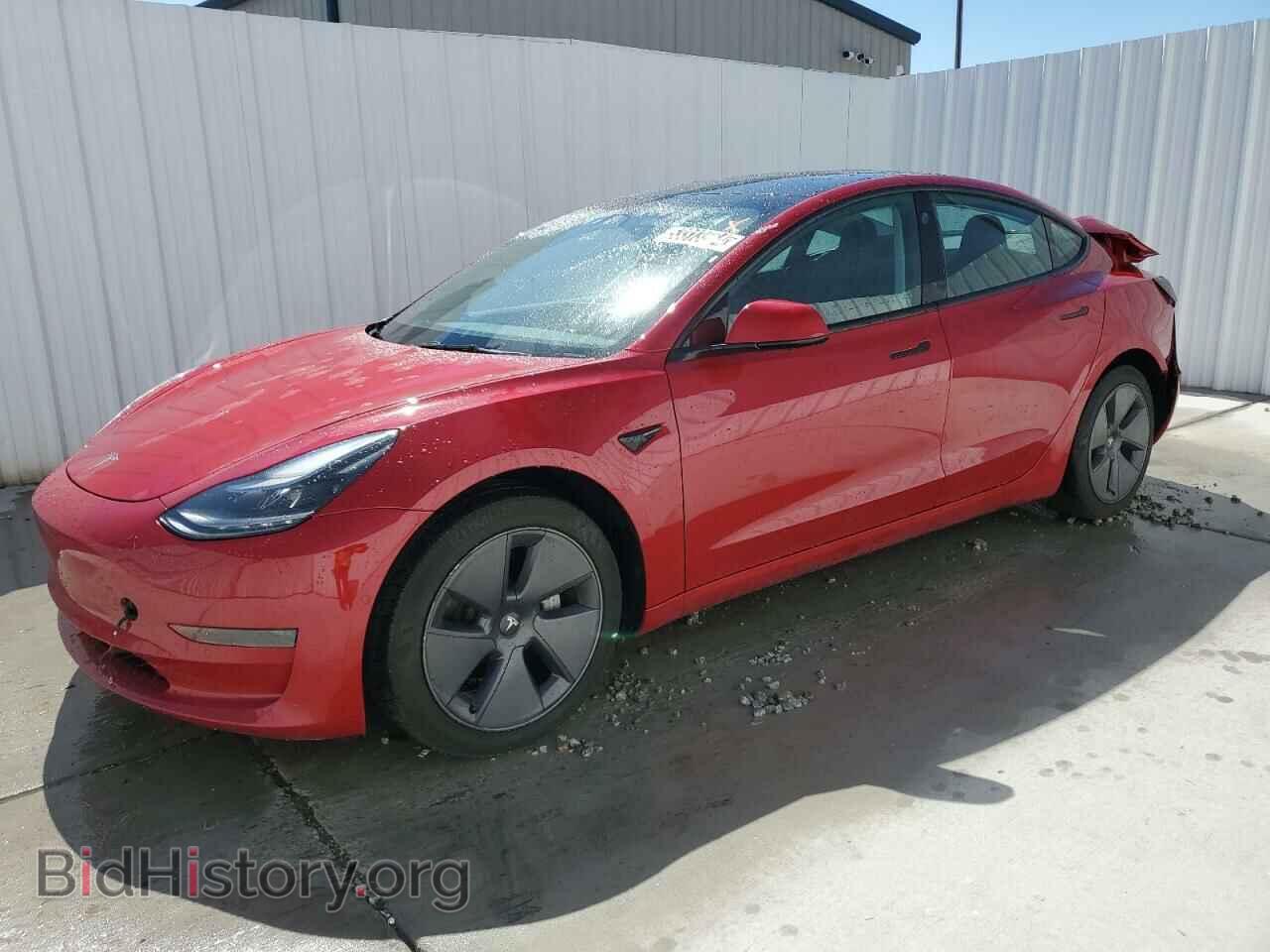 Photo 5YJ3E1EA8NF190046 - TESLA MODEL 3 2022