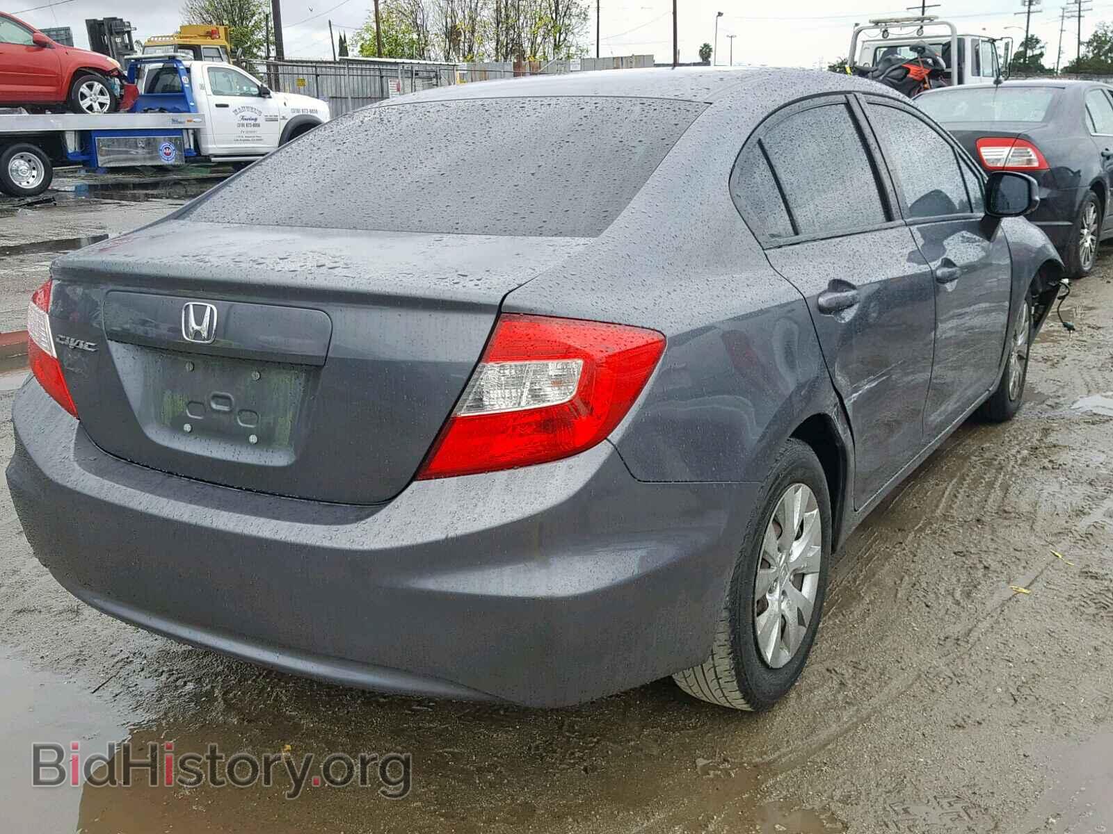 2012 HONDA CIVIC LX - VIN: 19XFB2F54CE047482 - Фото 4