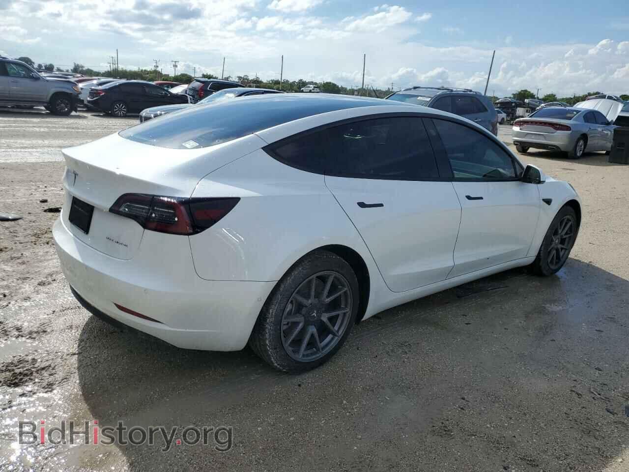 2022 TESLA MODEL 3 - VIN: 5YJ3E1EB6NF195187 - Фото 3