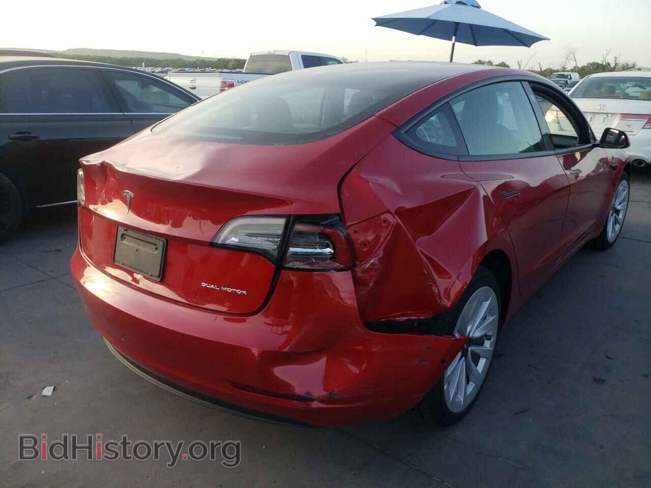 2022 TESLA MODEL 3 - VIN: 5YJ3E1EA0NF188906 - Фото 4