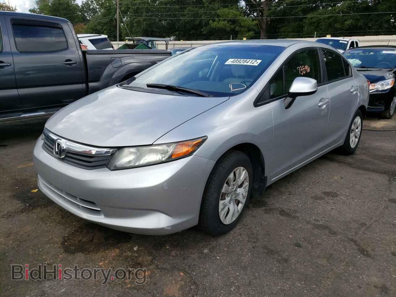 2012 HONDA CIVIC - VIN: 2HGFB2F50CH605124 - Фото 2