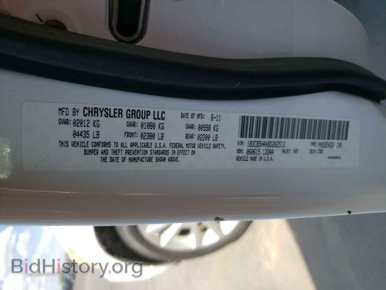 2011 DODGE CALIBER - VIN: 1B3CB5HAXBD262512 - Photo 10