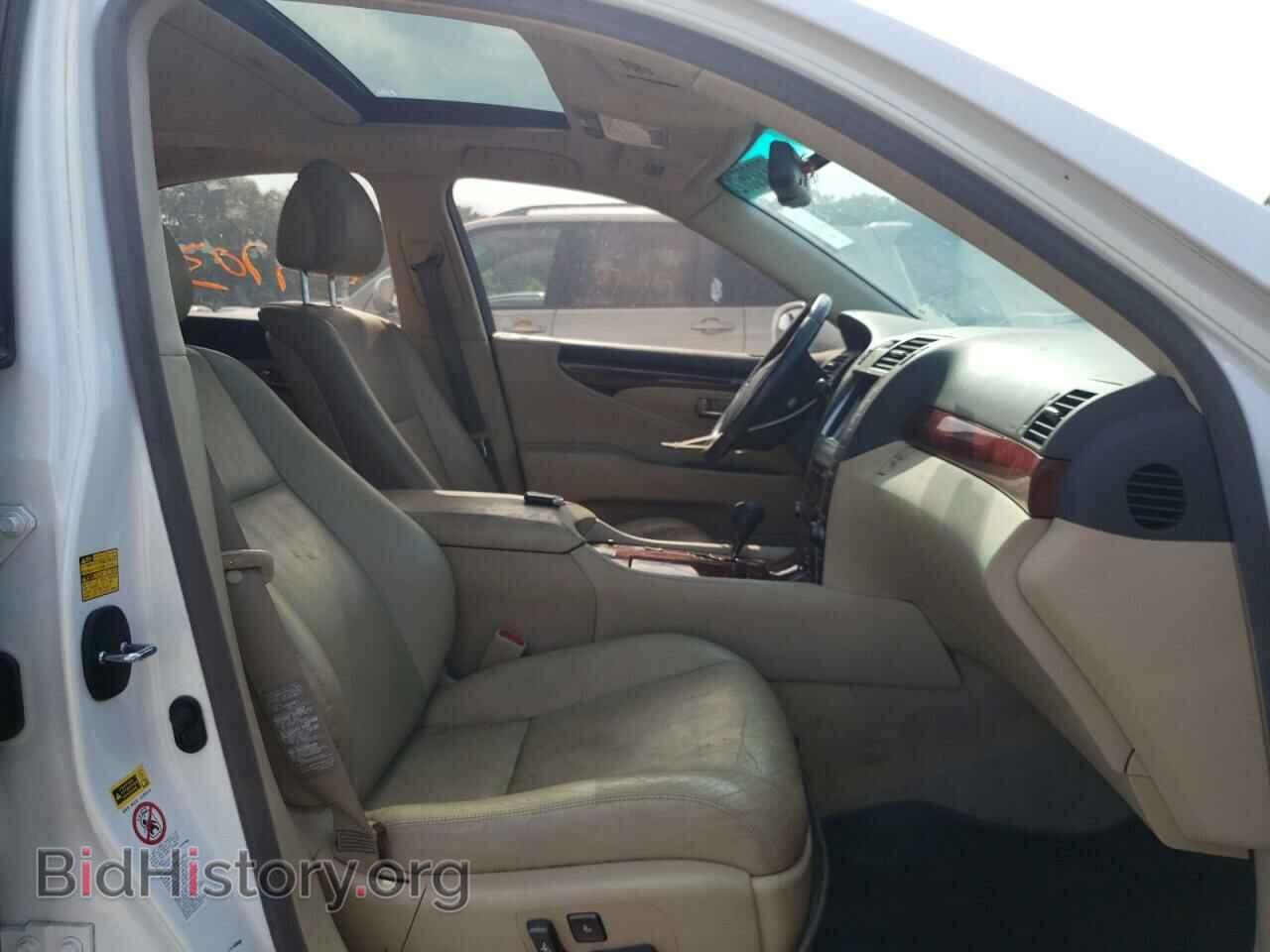 2008 LEXUS LS460 - VIN: JTHBL46F785084401 - Фото 5