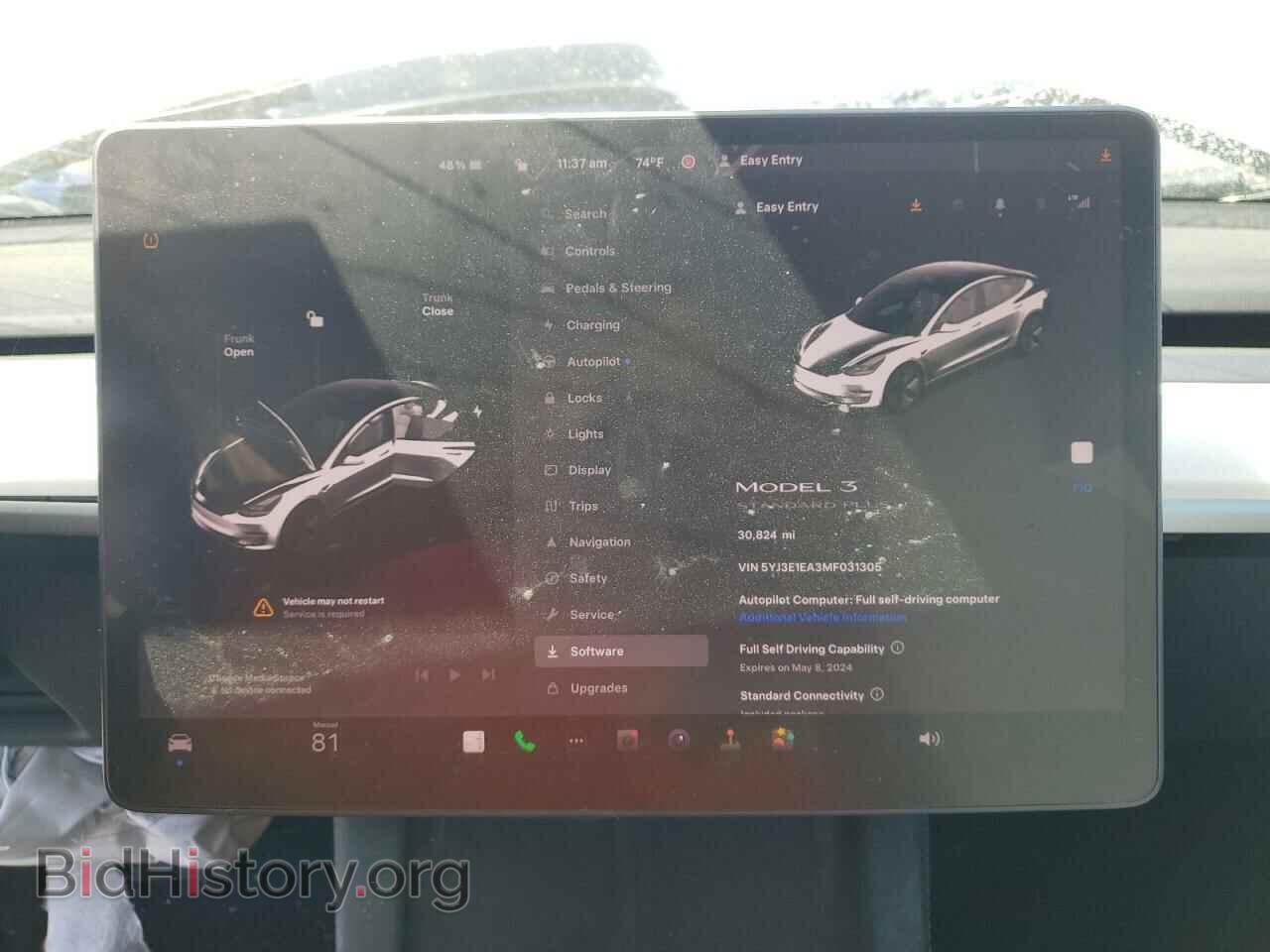 2021 TESLA MODEL 3 - VIN: 5YJ3E1EA3MF031305 - Фото 9