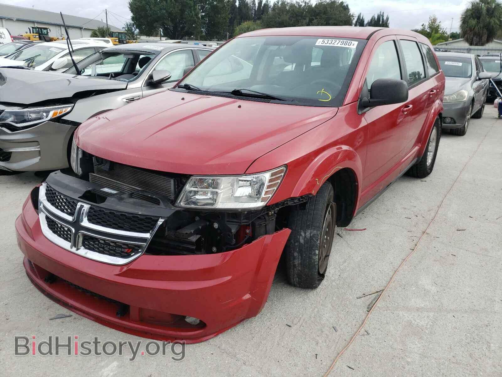 2014 DODGE JOURNEY - VIN: 3C4PDCAB2ET181276 - Фото 2